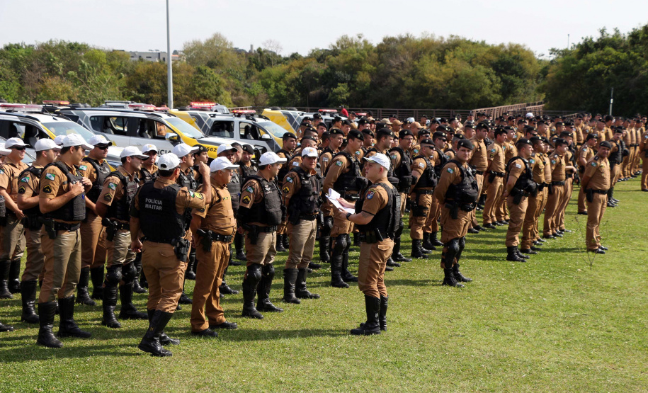 Curitiba, 10 de setembro de 2019. Lançamento Operação Saturação 1º CRPM