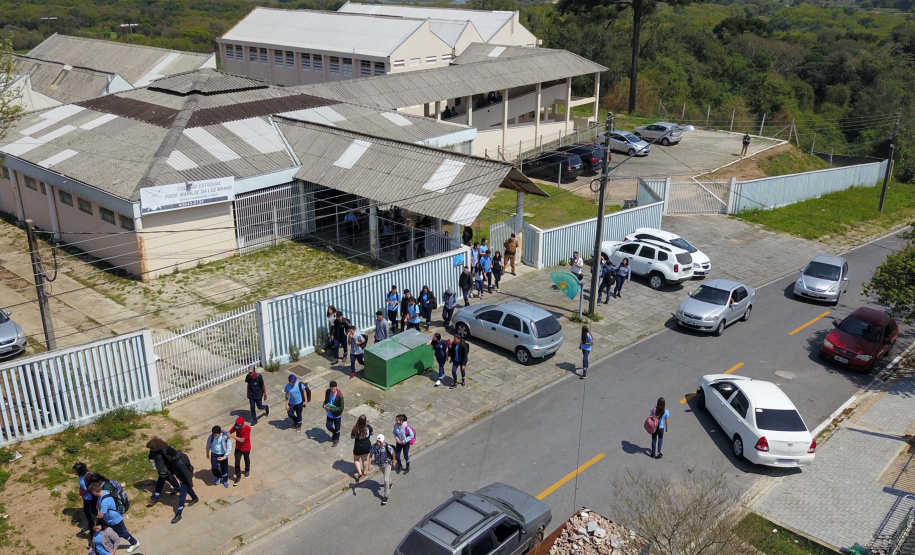 Programa Escola Segura. Colégio Estadual Professora Marlize da Luz Brand. Araucária,16/09/2019. Foto: José Fernando Ogura/AEN
