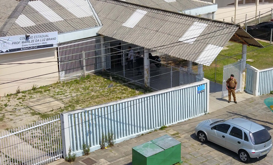 Programa Escola Segura. Colégio Estadual Professora Marlize da Luz Brand. Araucária,16/09/2019. Foto: José Fernando Ogura/AEN