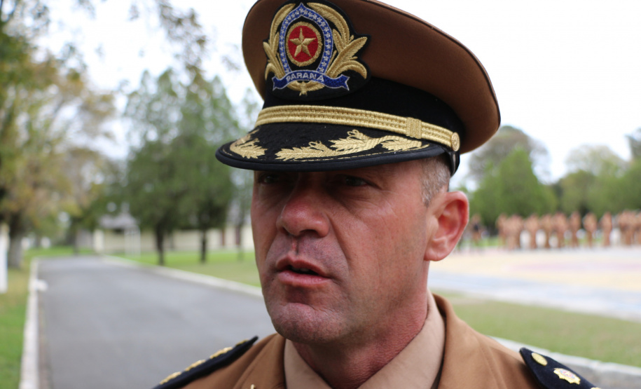 Curitiba, 13 de Setembro de 2019. Aniversario 13º BPM. Foto: entrevista Cel Hudson Comandante do 1 CRPM..
