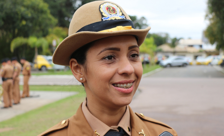 Curitiba, 13 de Setembro de 2019. Aniversario 13º BPM. Foto: entrevista Sd Tassiane