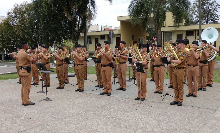 Curitiba, 13 de Setembro de 2019. Aniversario 13º BPM. Foto: Banda da Policia Militar.