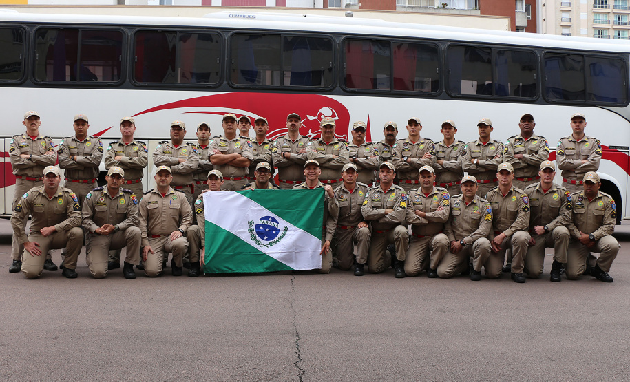 Curitiba, 22 de setembro de 2019. Chegada dos Bombeiros da Amazonia.