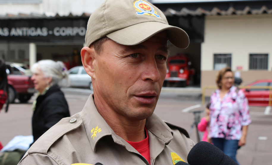 Curitiba, 22 de setembro de 2019. Chegada dos Bombeiros da Amazonia. Foto: entrevista Sgt Mello.