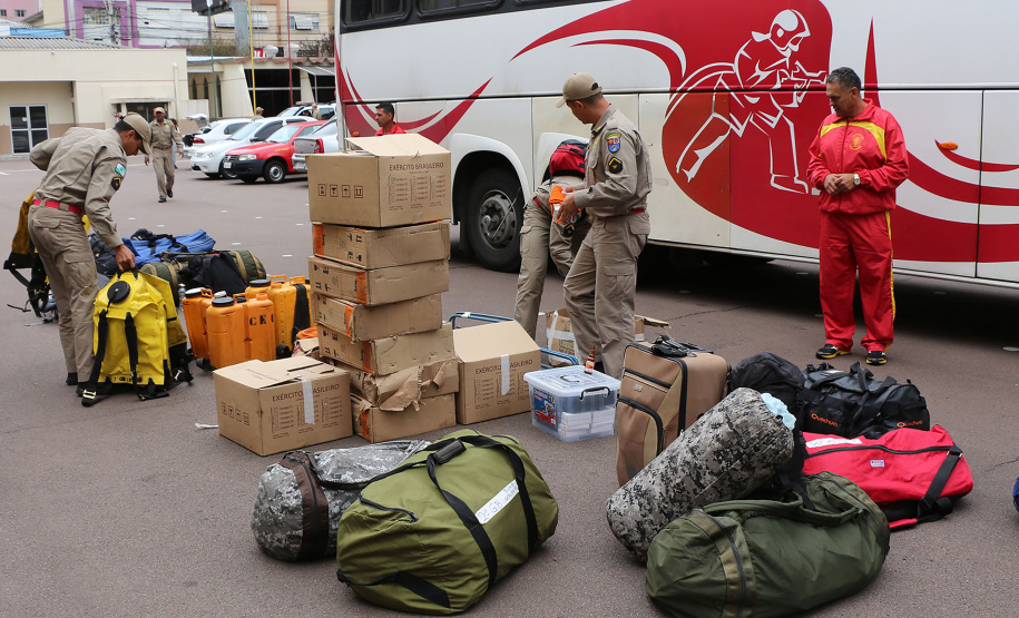 Curitiba, 22 de setembro de 2019. Chegada dos Bombeiros da Amazonia.
