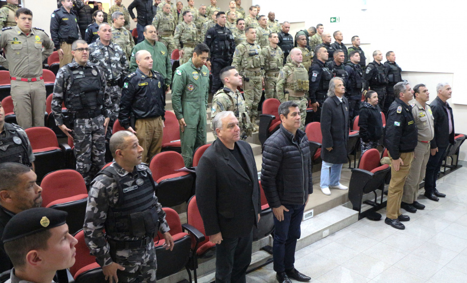 Curitiba, 23 de setembro de 2019. Aula inaugural Curso de Operações taticas Verticais.