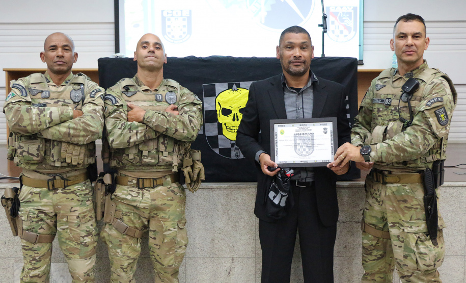 Curitiba, 23 de setembro de 2019. Aula inaugural Curso de Operações taticas Verticais.