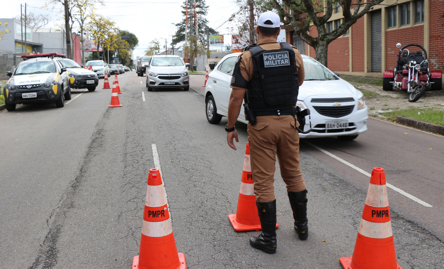 Curitiba, 25 de Setembro de 2019. Blitz Educativa Semana Nacional do Trânsito.