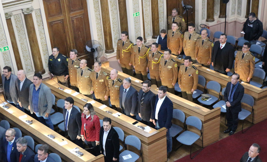 Curitiba, 25 de Setembro de 2019. Comandante Geral Pericles de Matos recebe titulo de Cidadão Honorario de Curitiba.