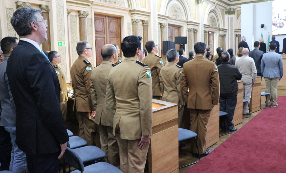 Curitiba, 25 de Setembro de 2019. Comandante Geral Pericles de Matos recebe titulo de Cidadão Honorario de Curitiba.