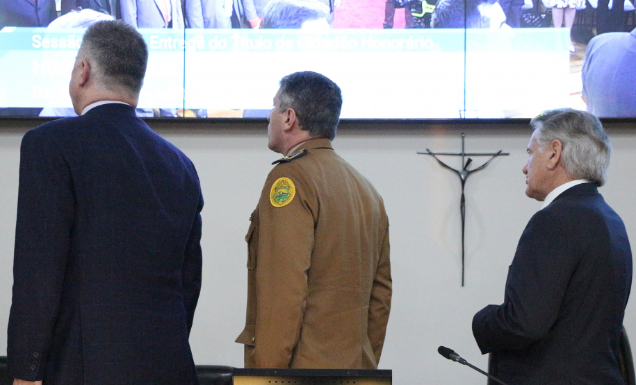 Curitiba, 25 de Setembro de 2019. Comandante Geral Pericles de Matos recebe titulo de Cidadão Honorario de Curitiba.