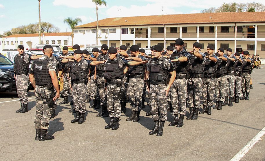 Curitiba, 27 de setembro de 2019.  Operação 1º CRPM.