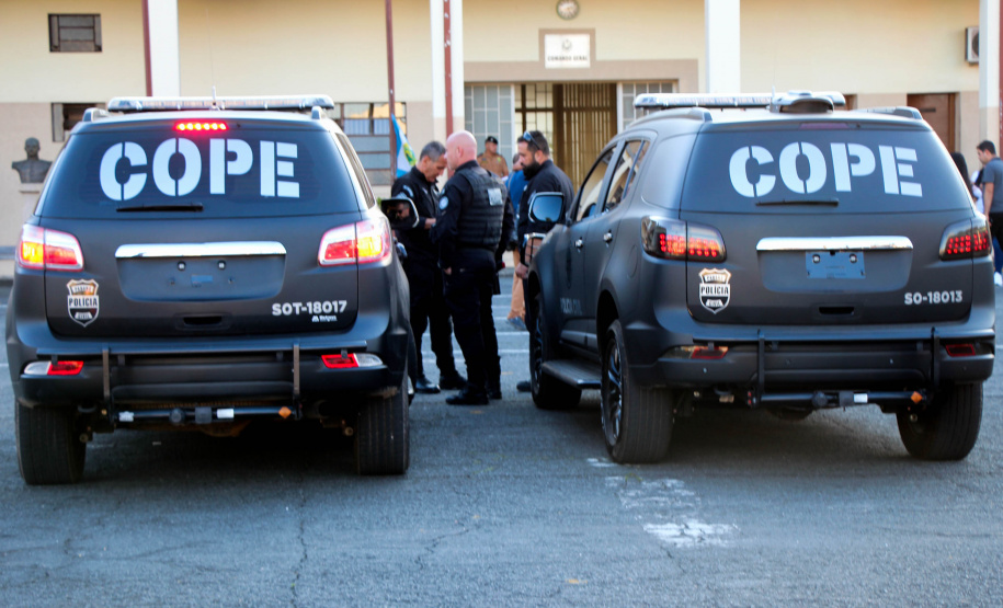 30-09-2019 Coletiva de Imprensa - Roubo a Banco no Tatuquara Curitiba, 30 de setembro de 2019. Coletiva de Imprensa - Roubo a Banco no Tatuquara