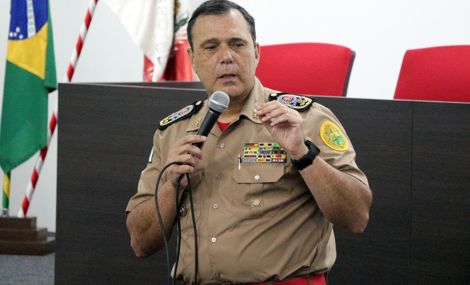Curitiba, 02 de Outubro de 2019.  Culto Ecumênico em Ação de Graças aos 107 anos do Corpo de Bombeiros. Foto: Coronel Samuel Prestes, Comandante do Corpo de Bombeiros.