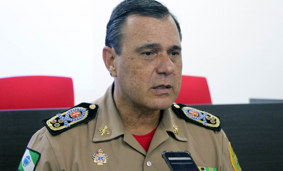 Curitiba, 02 de Outubro de 2019.  Culto Ecumênico em Ação de Graças aos 107 anos do Corpo de Bombeiros. Foto: Cel. Samuel Prestes, Comandante do Corpo de Bombeiros.