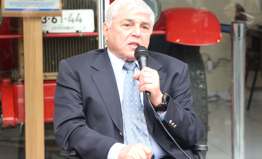 03-10-2019 Inauguração Centro Historico Corpo de Bombeiros.. Curitiba, 03 de Outubro de 2019. Inauguração Centro Historico Corpo de Bombeiros. Foto: discurso Cel Capriotti.