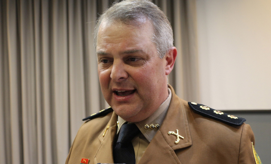 Curitiba, 03 de Outubro de 2019. Passagem de Comando DDTQ. Foto: entrevista Cel Zanatta.