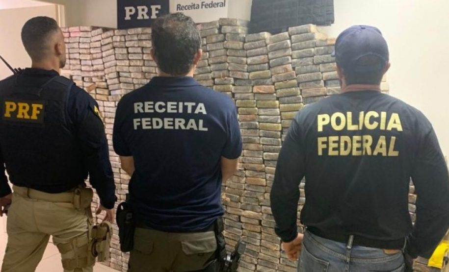 Ação conjunta de integrantes do projeto Em Frente Brasil resulta em quase uma tonelada de cocaína apreendida