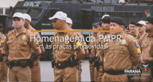 Homenagem aos Praças do Quartel do Comando Geral promovidos