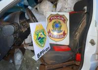 Polícias Militar e Federal apreendem mais de 600 quilos de droga em Guaíra
