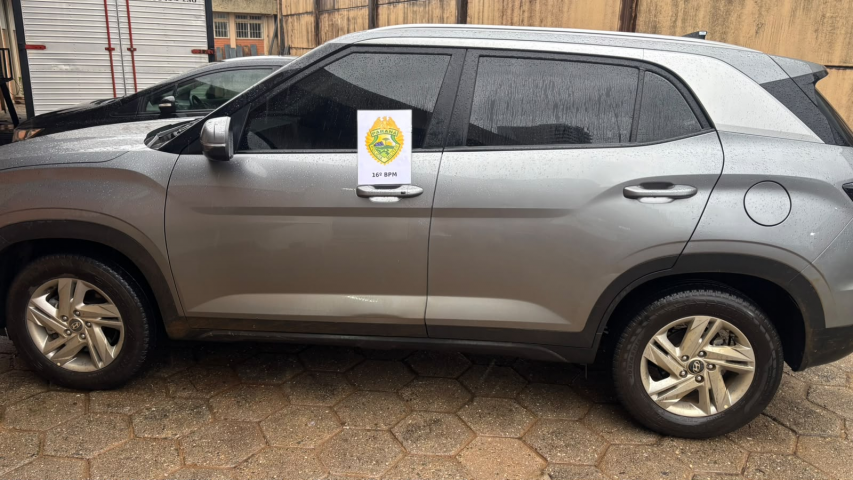 Olho Vivo auxilia PMPR na recuperação de carro furtado e prisão de motorista em Guarapuava